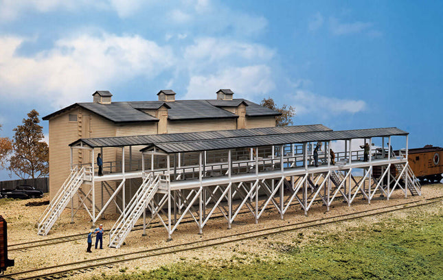 Walthers Cornerstone 933-3245 | Ice House & Icing Platform - Building Kit | N Scale - Squeaky's Trains