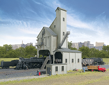 Walthers Cornerstone 933-3262 | Modern Coaling Tower - Building Kit | N Scale - Squeaky's Trains