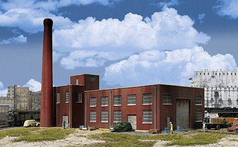 Walthers Cornerstone 933-3264 | Machine Shop - Building Kit | N Scale - Squeaky's Trains