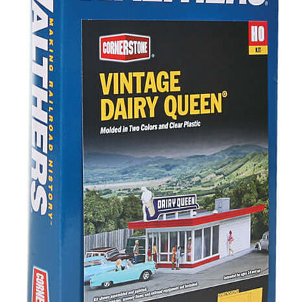 Walthers Cornerstone 933-3484 | Vintage Dairy Queen(R) - Building Kit | HO Scale - Squeaky's Trains