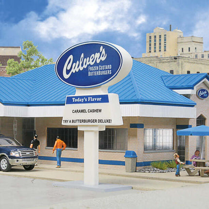 Walthers Cornerstone 933-3486 | Culver's(R) - Building Kit | HO Scale - Squeaky's Trains