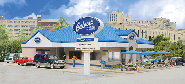 Walthers Cornerstone 933-3486 | Culver's(R) - Building Kit | HO Scale - Squeaky's Trains