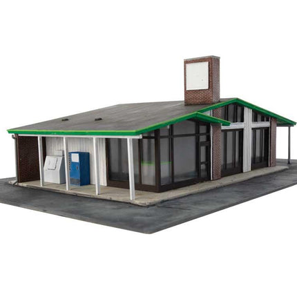 Walthers Cornerstone 933-3542 | Modernized Gas Station | HO Scale - Squeaky's Trains
