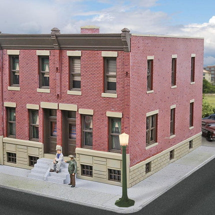 Walthers Cornerstone 933-3778 | Row House | HO Scale - Squeaky's Trains