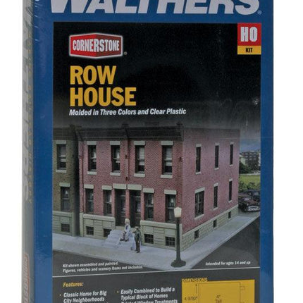 Walthers Cornerstone 933-3778 | Row House | HO Scale - Squeaky's Trains