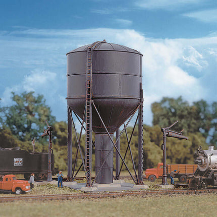 Walthers Cornerstone 933-3817 | Steel Water Tank - Building Kit | N Scale - Squeaky's Trains