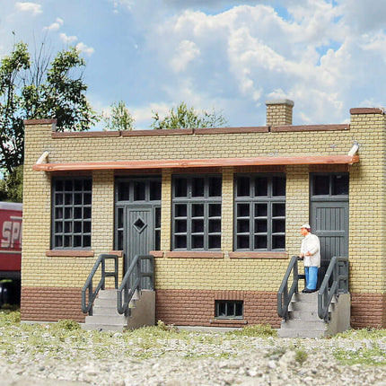 Walthers Cornerstone 933-3834 | Industrial Office - Building Kit | N Scale - Squeaky's Trains