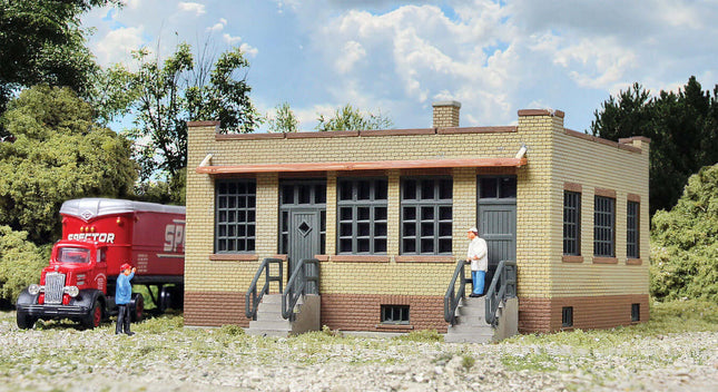Walthers Cornerstone 933-3834 | Industrial Office - Building Kit | N Scale - Squeaky's Trains