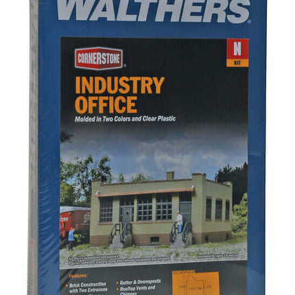 Walthers Cornerstone 933-3834 | Industrial Office - Building Kit | N Scale - Squeaky's Trains