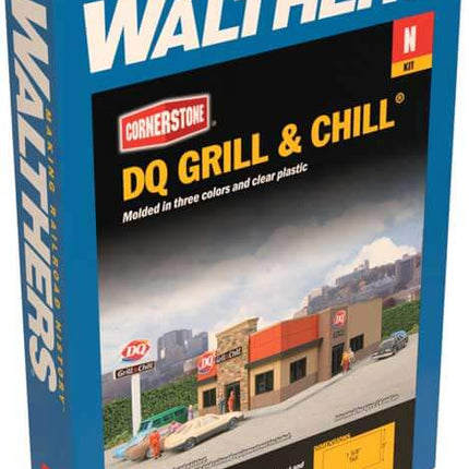 Walthers Cornerstone 933-3846 | DQ Grill & Chill(R) - Building Kit | N Scale - Squeaky's Trains