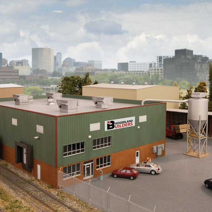 Walthers Cornerstone 933-4108 | Modern Furniture Factory - Unassembled Building Kit | HO Scale - Squeaky's Trains