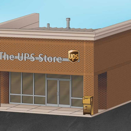 Walthers Cornerstone 933-4112 | The UPS Store(R) | HO Scale - Squeaky's Trains