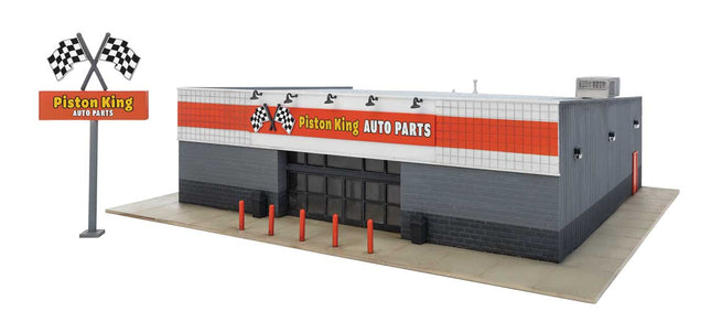 Walthers Cornerstone 933-4114 | Auto Parts Store | HO Scale - Squeaky's Trains