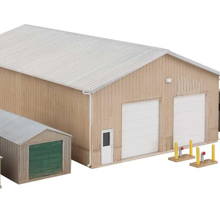 Walthers Cornerstone 933-4125 | Pole Barn and Sheds | HO Scale - Squeaky's Trains