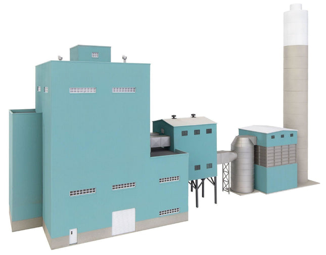 Walthers Cornerstone 933-4172 | Lakefront Energy Power Plant with Dust Collector | HO Scale - Squeaky's Trains