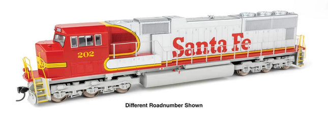 Walthers Mainline 910-11001 | EMD SD75M - Standard DC - Santa Fe #203 (red, silver, Superfleet) | HO Scale - Squeaky's Trains