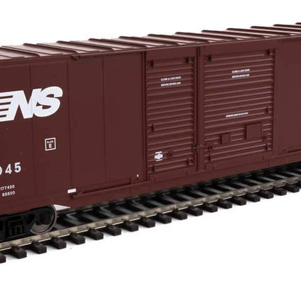 Walthers Mainline 910-3236 | 60' Pullman-Standard Auto Part Boxcar (10' and 6' doors) - Ready to Run - Norfolk Southern #651045 | HO Scale - Squeaky's Trains