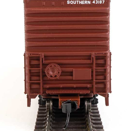 Walthers Mainline 910-3237 | 60' Pullman-Standard Auto Parts Boxcar (10' and 6' doors) - Ready to Run - Southern #43187 | HO Scale - Squeaky's Trains
