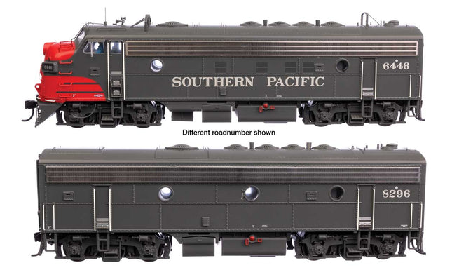 Walthers Proto 920-49559 | EMD FP7 & F7B - Standard DC / DCC Ready - Southern Pacific(TM) #6451 & 8302 | HO Scale - Squeaky's Trains