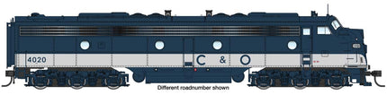 Walthers Proto 920-49912 | EMD E8A - Standard DC - Chesapeake & Ohio #4015 | HO Scale - Squeaky's Trains