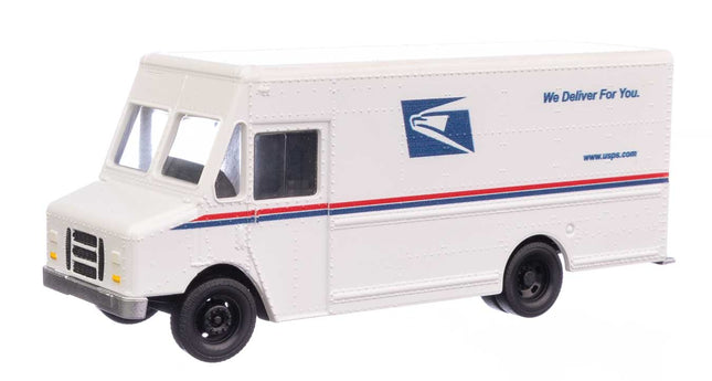 Walthers SceneMaster 949-12102 | Morgan Olson(R) Route Star Van - United States Postal Service(R) 2-Ton Delivery Truck - Assembled | HO Scale - Squeaky's Trains