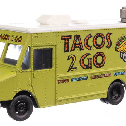 Walthers SceneMaster 949-12109 | Morgan Olson(R) Route Star Van - Tacos 2 Go Food Truck - Assembled | HO Scale - Squeaky's Trains