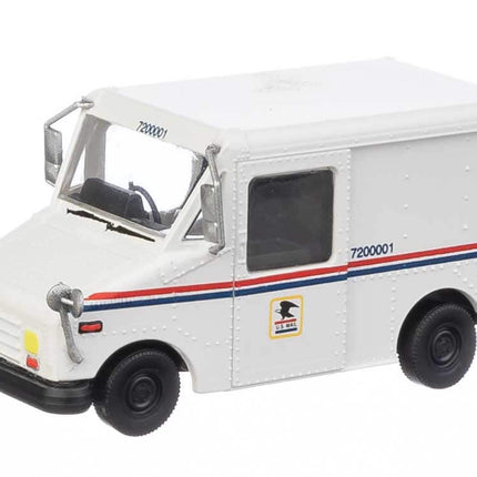 Walthers SceneMaster 949-12251 | Long Life Vehicle (LLV) Mail Truck - United States Postal Service(R) (Vintage Scheme) - Assembled Vehicle | HO Scale - Squeaky's Trains