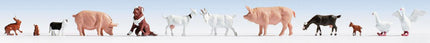 Walthers SceneMaster 949-6029 | Farmhouse Animals (12) | HO Scale - Squeaky's Trains