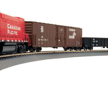 Walthers Trainline 931-1211 | Flyer Express Fast-Freight Train Set - Canadian Pacific | HO Scale - Squeaky's Trains