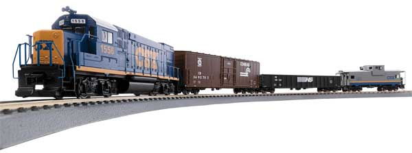 Walthers Trainline 931-1212 | Flyer Express Fast-Freight Train Set - CSX Transportation | HO Scale - Squeaky's Trains