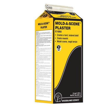 Woodland Scenics C1202 | Mold-A-Scene Sculpting Plaster - 1/2 Gallon | All Scales