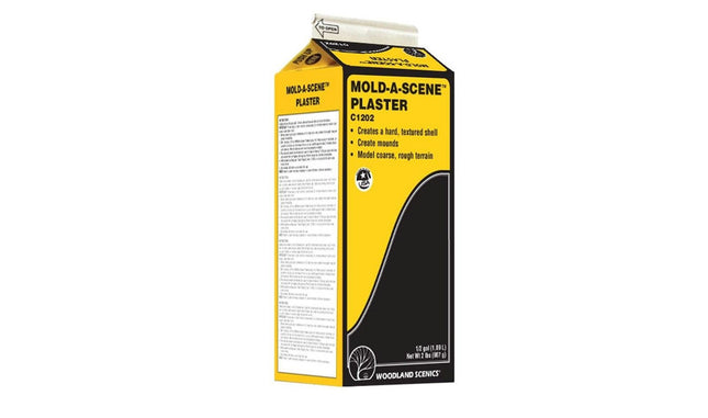 Woodland Scenics C1202 | Mold-A-Scene Sculpting Plaster - 1/2 Gallon | All Scales