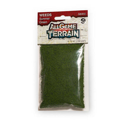 Woodland Scenics / All Game Terrain 6450 | Weeds - Summer Green | Multi Scale - Squeaky's Trains