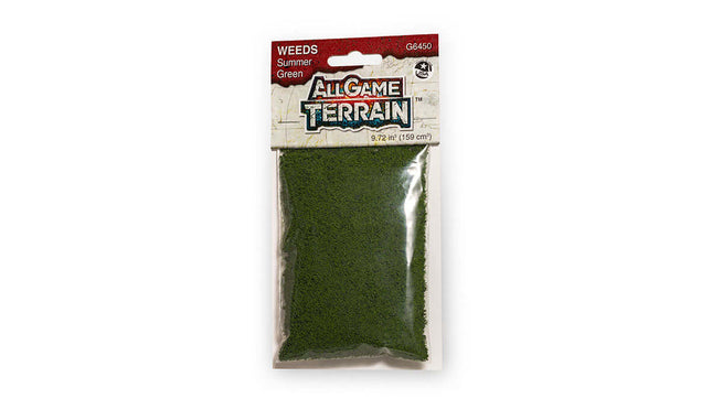 Woodland Scenics / All Game Terrain 6450 | Weeds - Summer Green | Multi Scale - Squeaky's Trains
