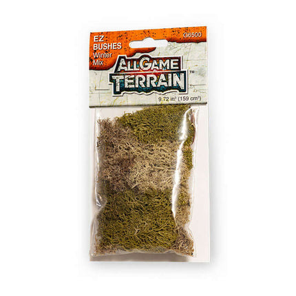 Woodland Scenics / All Game Terrain 6500 | EZ Bushes™ - Winter Mix | Multi Scale - Squeaky's Trains