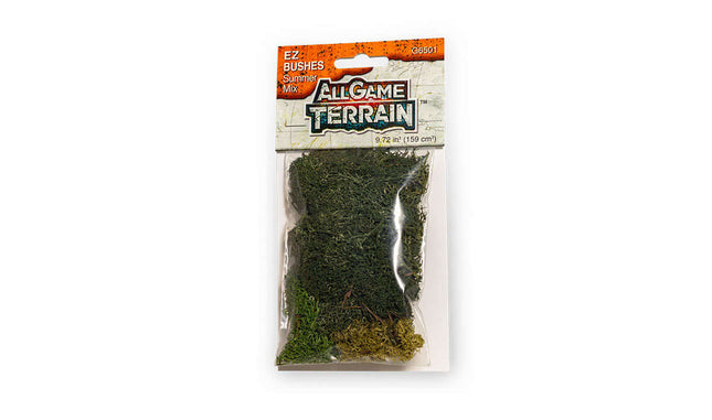 Woodland Scenics / All Game Terrain 6501 | EZ Bushes™ - Summer Mix | Multi Scale - Squeaky's Trains