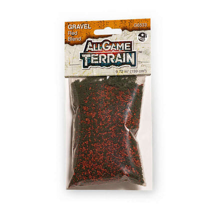 Woodland Scenics / All Game Terrain 6533 | Gravel - Red Blend | Multi Scale - Squeaky's Trains