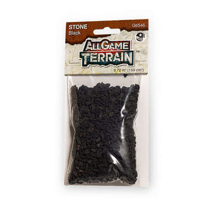 Woodland Scenics / All Game Terrain 6546 | Stone - Black | Multi Scale - Squeaky's Trains