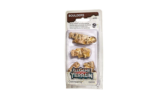 Woodland Scenics / All Game Terrain 6559 | Outcropping Boulders | Multi Scale - Squeaky's Trains