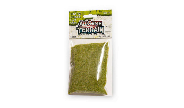 Woodland Scenics / All Game Terrain 6571 | Static Grass - Light Green - 5/32" 4mm Tall | Multi Scale - Squeaky's Trains