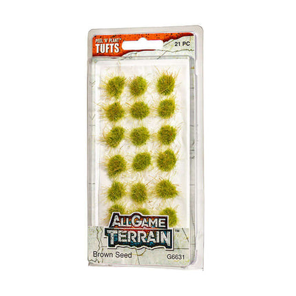 Woodland Scenics / All Game Terrain 6630 | Peel 'n' Plant Tufts - Yellow Seed Tufts | Multi Scale - Squeaky's Trains