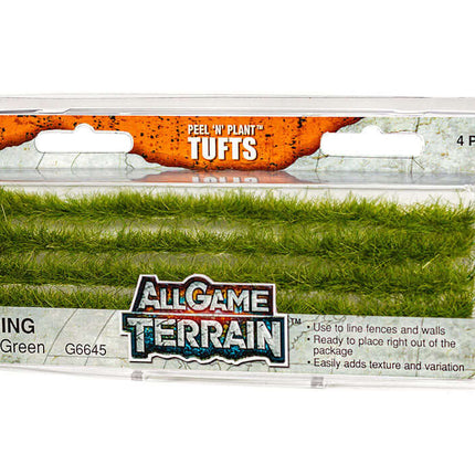 Woodland Scenics / All Game Terrain 6645 | Peel 'n' Plant Tufts - Dark Green Edging | Multi Scale - Squeaky's Trains