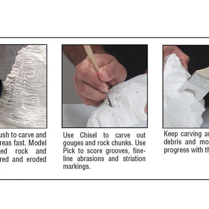 Woodland Scenics 1185 | Easy Rock Carving Tools - Squeaky's Trains