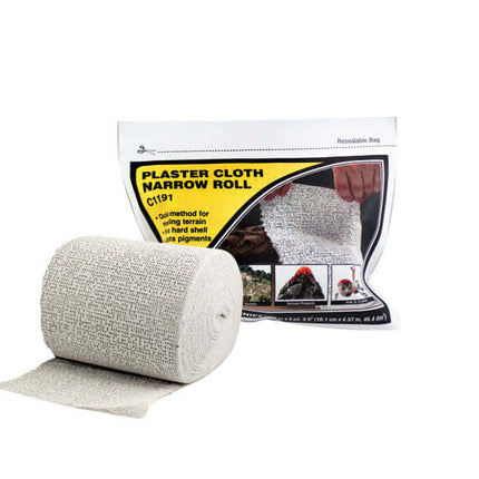 Woodland Scenics 1191 | Plaster Cloth Narrow Roll - Squeaky's Trains