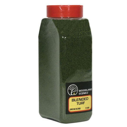 Woodland Scenics 1349 | Blended Turf Green Blend Shaker | Multi Scale - Squeaky's Trains