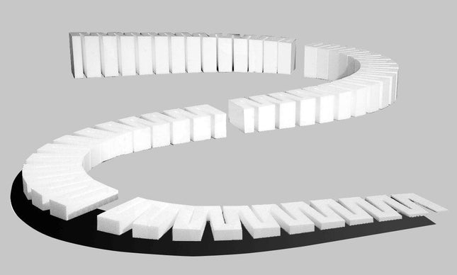 Woodland Scenics 1411 | 4% Incline/Decline Set | Multi Scale - Squeaky's Trains