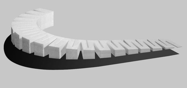 Woodland Scenics 1413 | 4% Incline/Decline Starters | Multi Scale - Squeaky's Trains