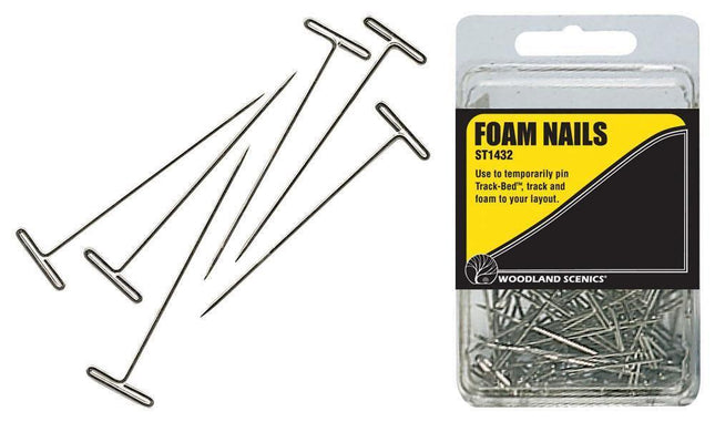 Woodland Scenics 1432 | 2" Foam Nails - Squeaky's Trains