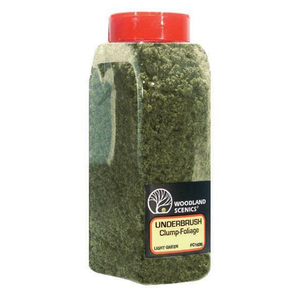 Woodland Scenics 1635 | Underbrush Light Green Shaker - Squeaky's Trains