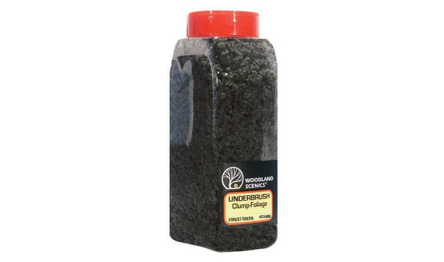 Woodland Scenics 1638 | Underbrush Forest Green Shaker - Squeaky's Trains